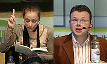 Anna Thalbach und Wolfgang Tischer lesen (Foto: CMA)