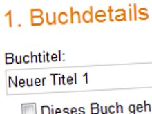 Buchtitel? Was soll ich eingeben?
