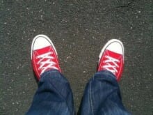 Und heute tragen wir ALLE Fanschuhe für @frautravnicek #chucks Und heute tragen wir ALLE Fanschuhe für @frautravnicek #chucks