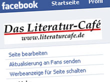 Facebook-Fan-Seite einer bekannten Literatur-Website