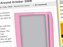 Sieht so das Kindle 2.0 aus?