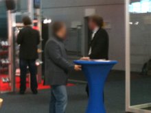 Normale Fachbesucher der Buchmesse? Nicht ganz.