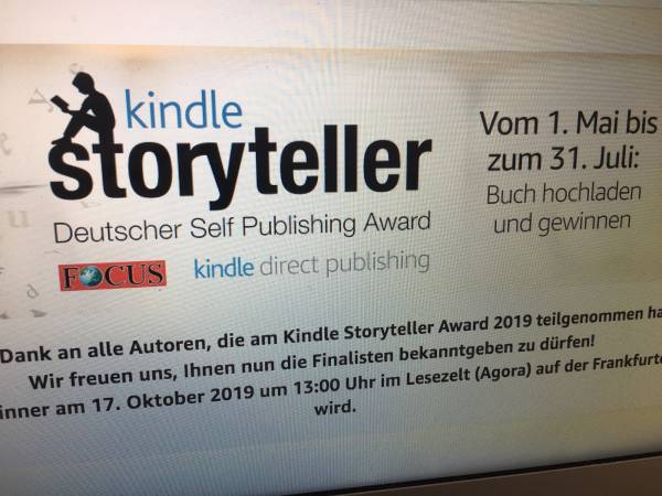 Kindle Storyteller Award 2019: Solch ein Schund!