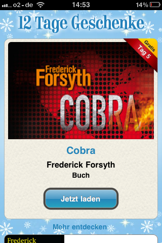 Am 30.12.2010 gratis: »Cobra«