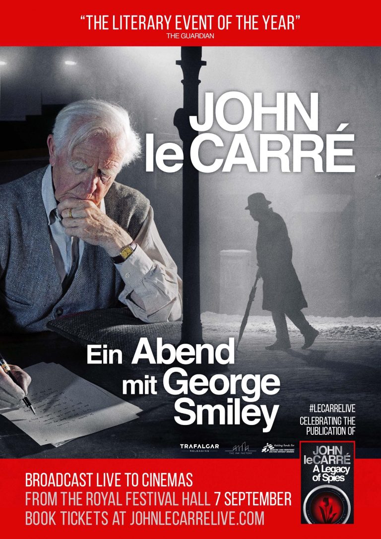 Lesung mit John le Carré: Gewinnen Sie ein handsigniertes Buch zur Kinoübertragung