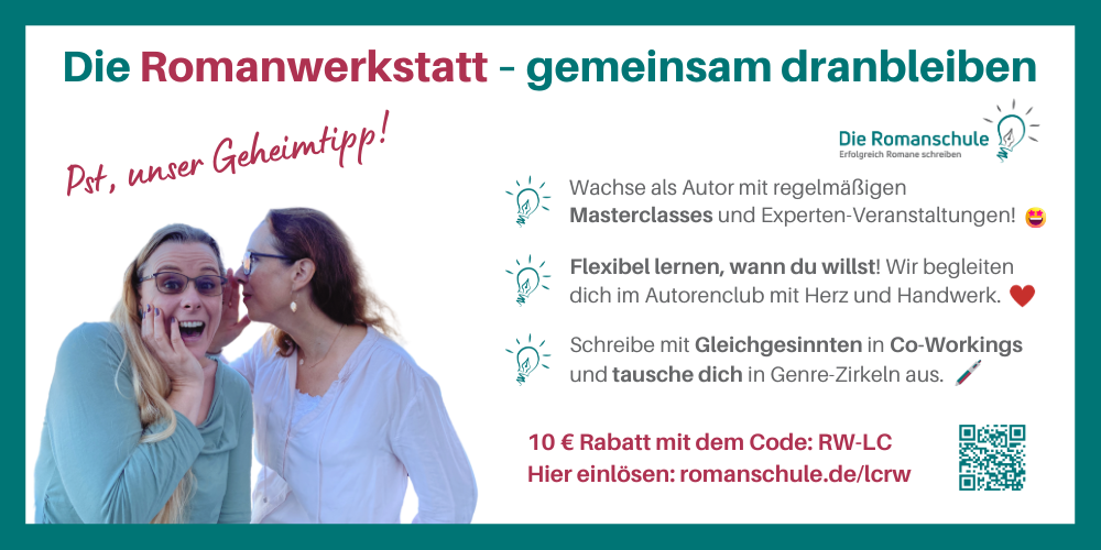 Anzeige: Autorenclub: Die Romanwerkstatt – gemeinsam dranbleiben!