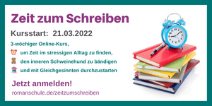 Romanschule: Zeit zum Schreiben
