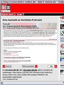 Das Caf&eacute; in der BILD