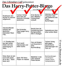 Harry Potter: BINGO!!!