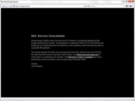 Blackout Day: Boingboing