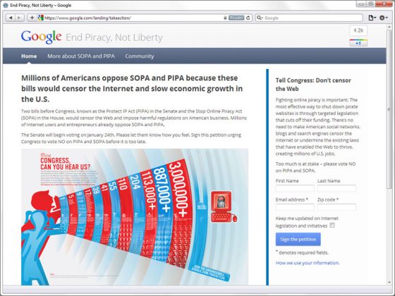 Blackout Day: Google