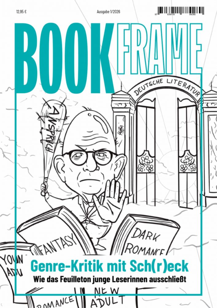 Cover der ersten Ausgabe der Zeitschrift Bookframe, die im März 2026 erscheinen soll (Bild: WB Media & Commerce)