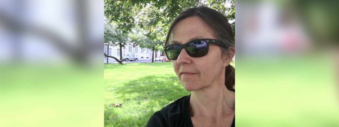Christine Wunnicke, fotografiert 2020 (Foto: Christine Wunnicke, CC BY-SA 4.0, via Wikimedia Commons)