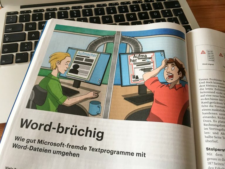 Lesetipp: Wie gehen Textverarbeitungen mit Word-Dateien um?