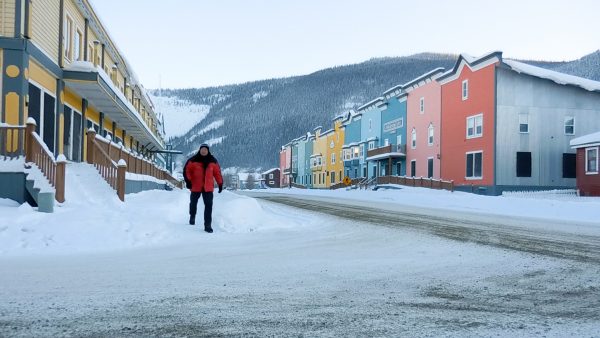 literaturcafe.de-Herausgeber Wolfgang Tischer ist bei -30 Grad selbst in den Yukon gereist
