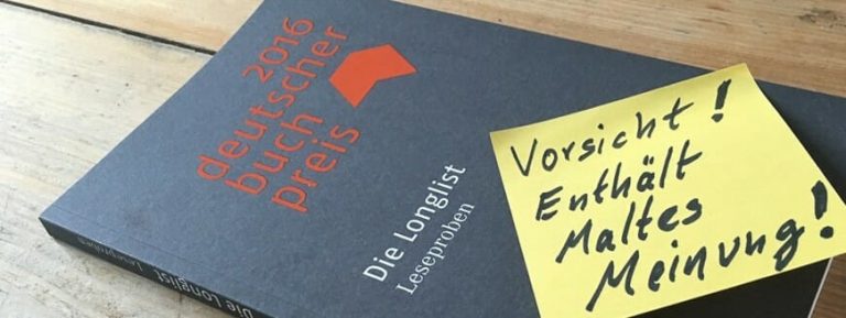 Maltes Meinung: Die Longlist zum Deutschen Buchpreis 2016 (5/5)