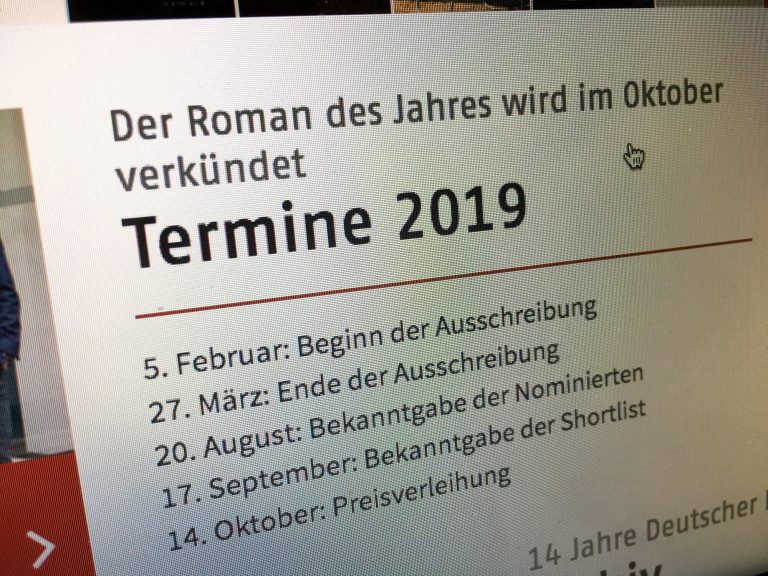 Maltes Meinung: Die Longlist zum Deutschen Buchpreis 2019 (5/5)