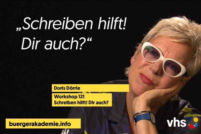 Online-Schreibworkshop mit Doris Dörrie