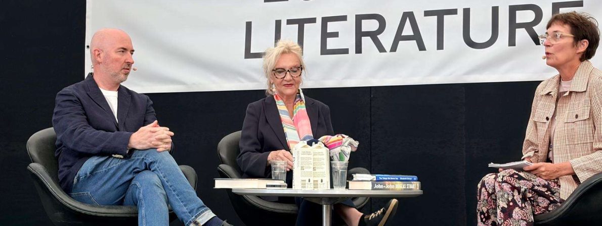 v.l. Douglas Stuart, Elizabeth Strout, Synne Rifbjerg beim Louisiana Literaturfestival 2026