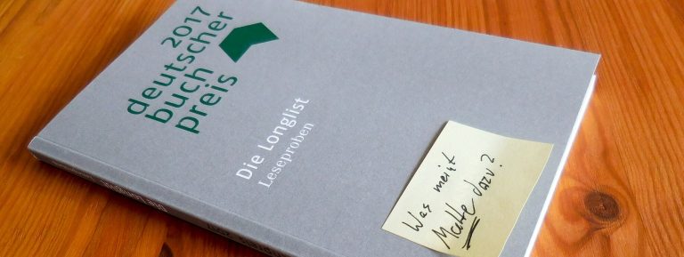 Maltes Meinung: Die Longlist zum Deutschen Buchpreis 2017 (1/5)