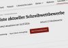 Sortiermöglichkeit für Schreibwettbewerbe