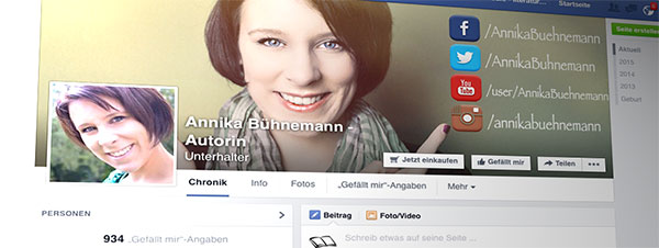 Facebookseite von Annika Bühnemann