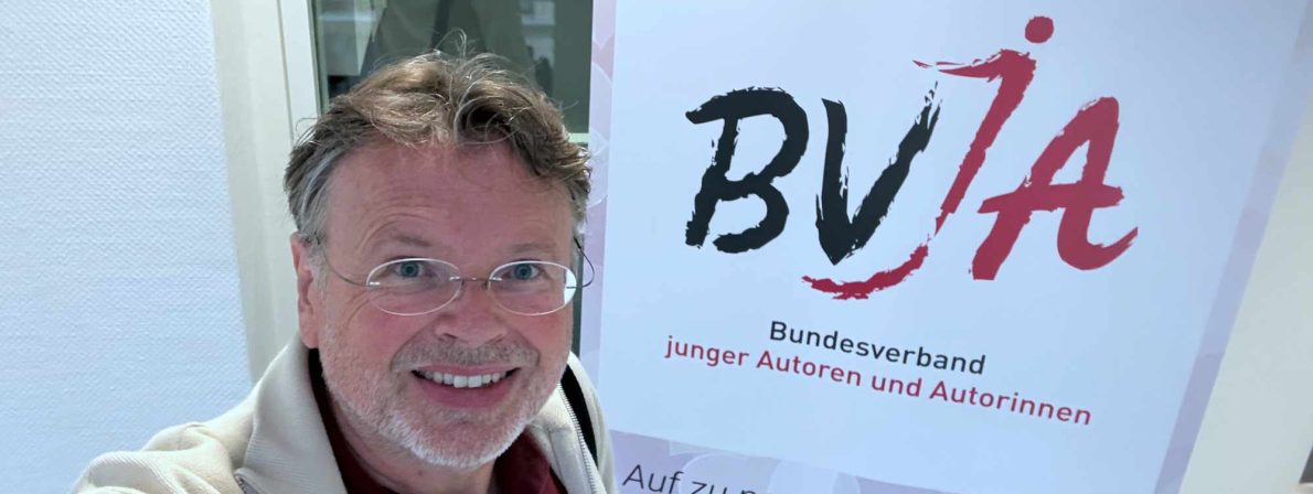 Der Autor vor der Veranstaltung des BVjA: Meet the expert (Foto: Tischer)