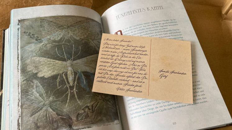 Frankenstein: Ein Brief liegt als Faksimile bei