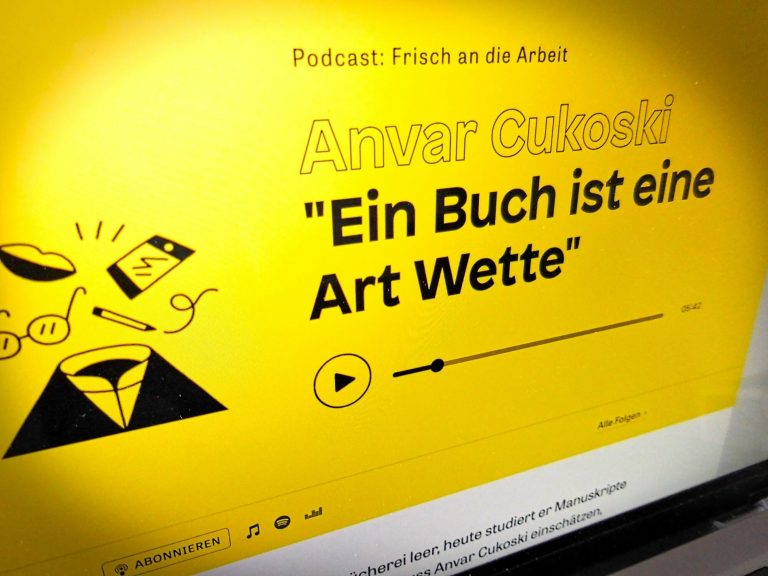 Hörtipp: Ein Verlagslektor berichtet über seine Arbeit