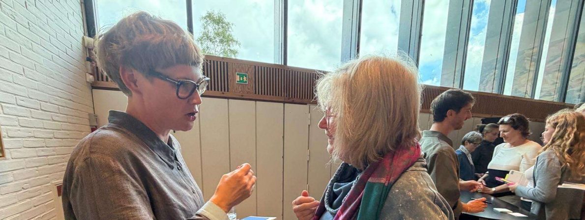 Gyrith Ravn freut sich über Barbara Fellgiebels Lob