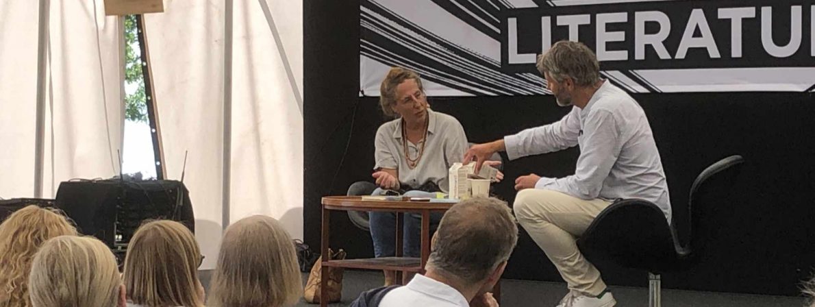 Judith Hermann im Gespräch mit Marc-Christoph Wagner beim Louisiana Literaturfestival 2022 (Foto: Barbara Fellgiebel)