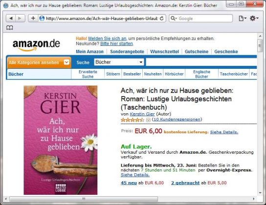 Günstiges Papierbuch