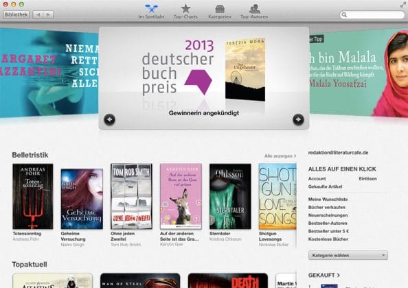 iBooks für Mac: Shop