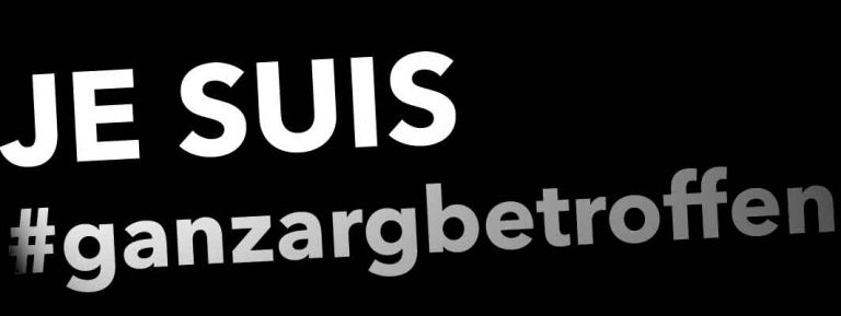 Zwischenruf von David Gray: Je suis #ganzargbetroffen