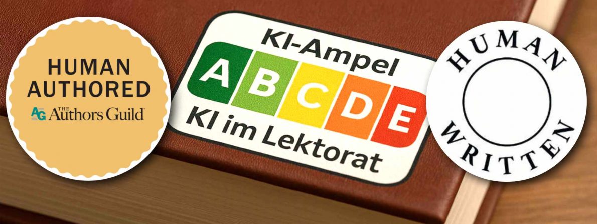 Ihre Entscheidung: Welche Bücher sollen einen KI-Hinweis erhalten?