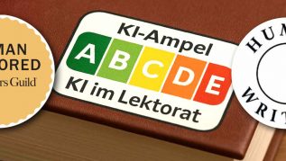 Ihre Entscheidung: Welche Bücher sollen einen KI-Hinweis erhalten?