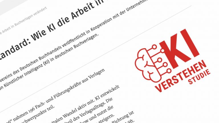 Studie des Börsenvereins:  KI in den Verlagen angekommen und angenommen