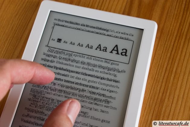 Schrift vergrößern