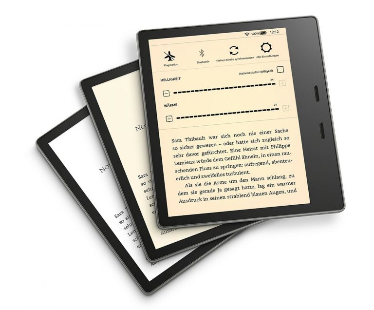 Amazon Oasis E-Reader kommt mit verstellbarer Farbtemperatur