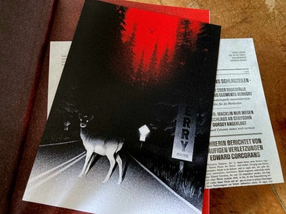 Ebenfalls liegt eine Illustration von Max Löffler bei.