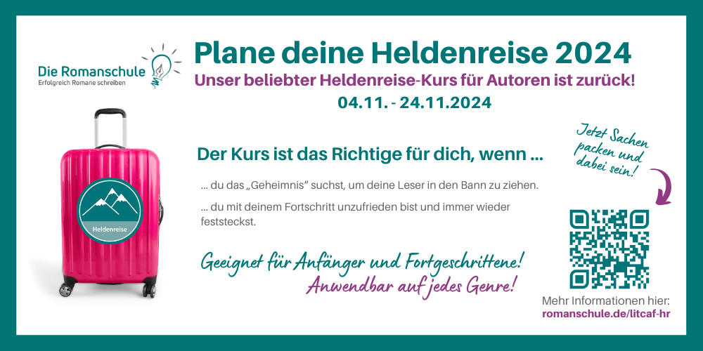 Kurs Heldenreise für Autoren 4.- 24.11.24