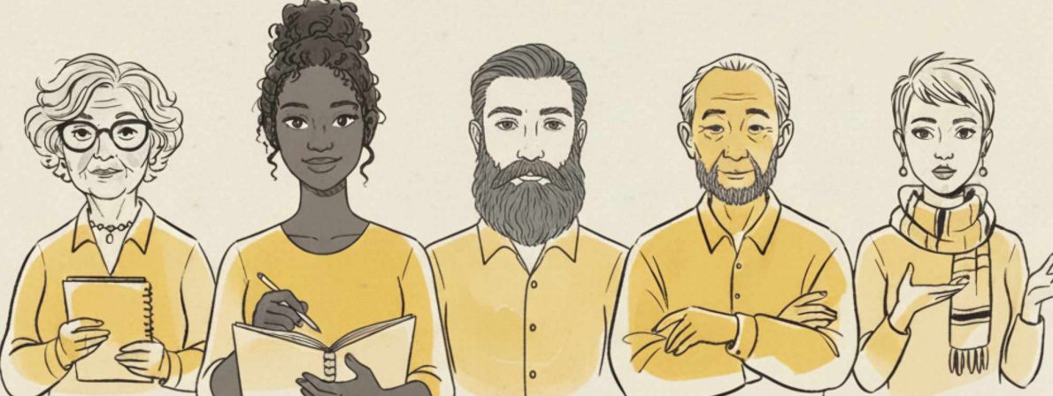 Die Gewinner des Literaturnobelpreises 2025, wie die KI sie sieht (Erstellt mit Gemini)