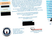 Dreister Logo-Missbrauch: Auch das literaturcafe.de bleibt nicht verschont