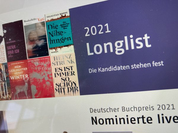 Longlist zum Deutschen Buchpreis 2021
