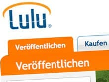 Lulu-Logo auf der Website von lulu.com