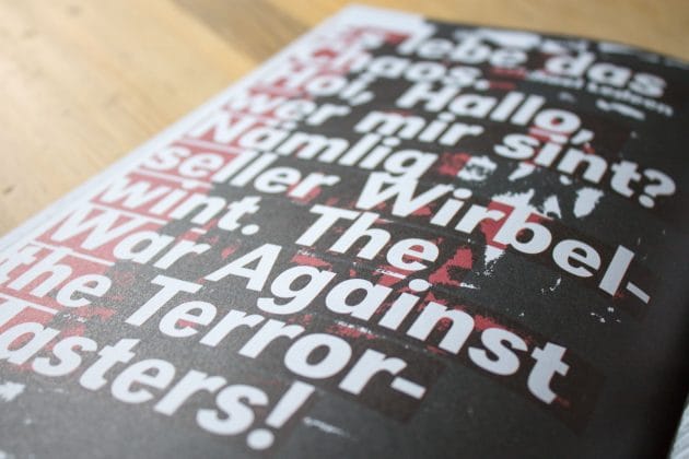 Mauerläufer - Typografie