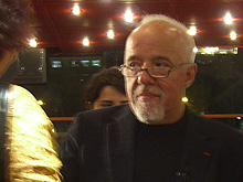 Paulo Coelho auf der St. Josephs Party 2008