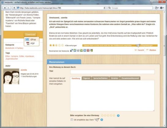 Download und Bewertung