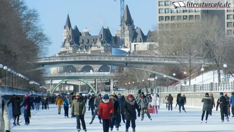 Video aus Ottawa: Auf Schlittschuhen unterwegs zu antiquarischen Büchern