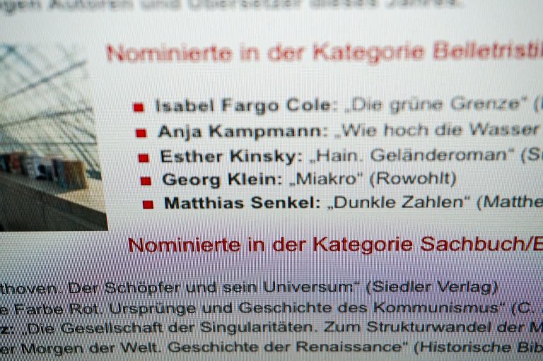 Preis der Leipziger Buchmesse 2018: Der zweite Blick auf die Shortlist ist Klein (2/2)